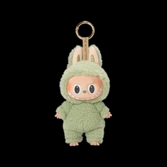 Labubu 'Exciting Macaron' Plush Pendant - Confirmed Green Grape - Picture 1 of 3